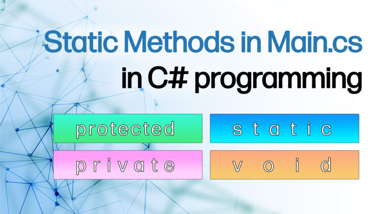 static methods in main feature image