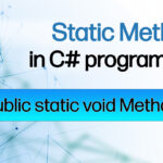 static methods in C# programming, public static void method